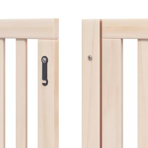 Nyárfa 12 paneles összecsukható kutyakapu ajtóval 960 cm