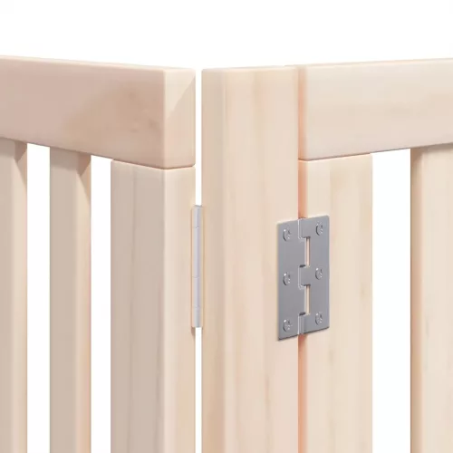 Nyárfa 12 paneles összecsukható kutyakapu ajtóval 960 cm