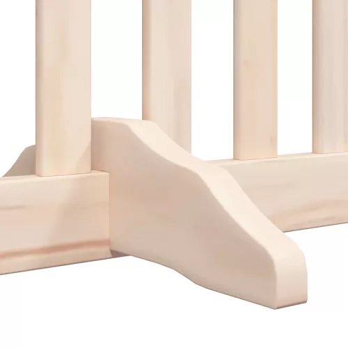 Nyárfa 8 paneles összecsukható kutyakapu ajtóval 640 cm