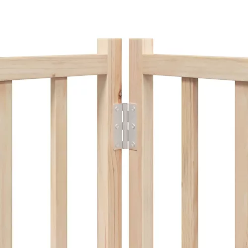 Nyárfa 12 paneles összecsukható kutyakapu ajtóval 960 cm