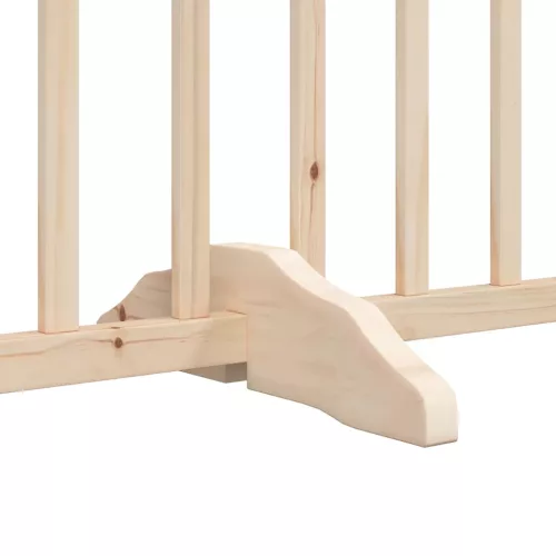 Nyárfa 12 paneles összecsukható kutyakapu ajtóval 960 cm