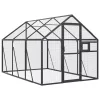 Antracit alumínium madárház 1,79 x 3 x 1,85 m
