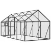 Antracit alumínium madárház 1,79 x 4 x 1,85 m