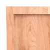 Világosbarna kezelt tömör tölgyfa asztallap 120x50x(2-4) cm