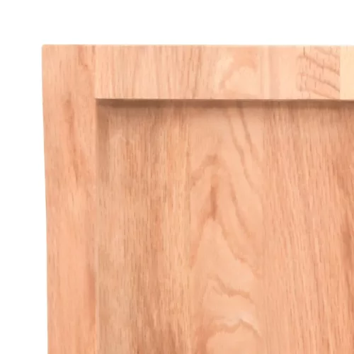 Világosbarna kezelt tömör tölgyfa asztallap 120x50x(2-4) cm