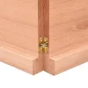 Világosbarna kezelt tömör tölgyfa asztallap 120x50x(2-4) cm