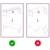 Világosbarna kezelt tömör tölgyfa asztallap 140x60x(2-6) cm