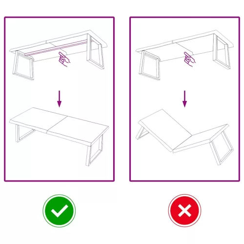 Világosbarna kezelt tömör tölgyfa asztallap 140x60x(2-6) cm