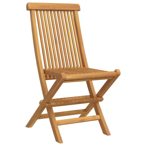 Kert étkező szett 5 pcs Barna 160 x 80 x 75 cm Tömör tíkfa