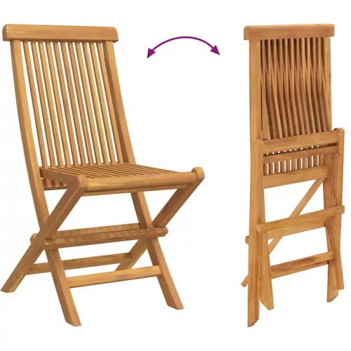 Kert étkező szett 7 pcs Barna 160 x 80 x 75 cm Tömör tíkfa