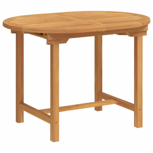Kert étkező szett 7 pcs Barna 160 x 80 x 75 cm Tömör tíkfa