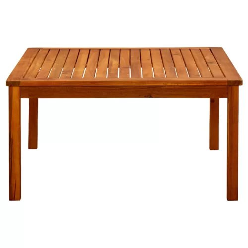 Tömör akácfa kerti dohányzóasztal 85 x 85 x 45 cm