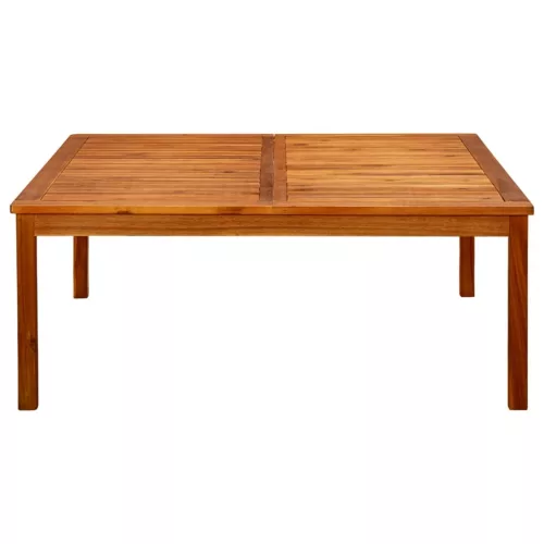 Tömör akácfa kerti dohányzóasztal 110 x 110 x 45 cm