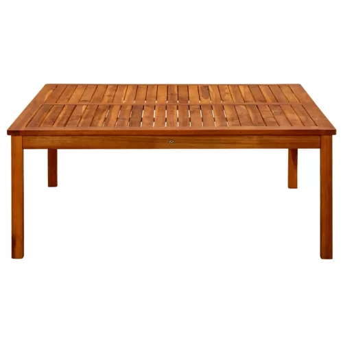 Tömör akácfa kerti dohányzóasztal 110 x 110 x 45 cm