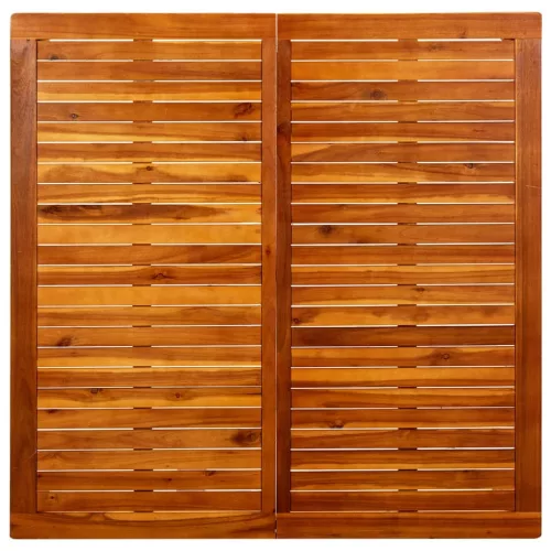 Tömör akácfa kerti dohányzóasztal 110 x 110 x 45 cm