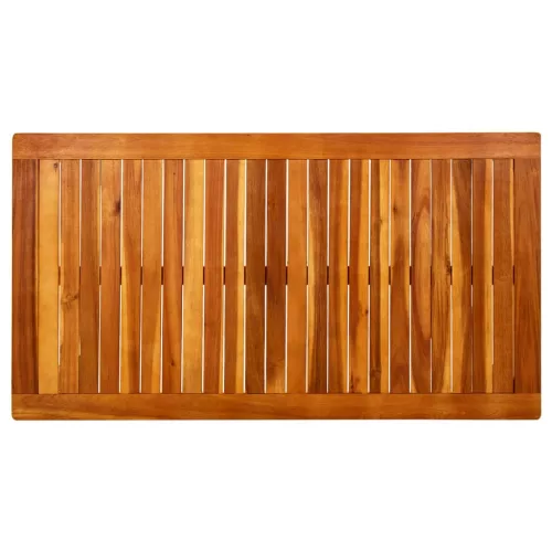 Tömör akácfa kerti dohányzóasztal 110 x 60 x 45 cm