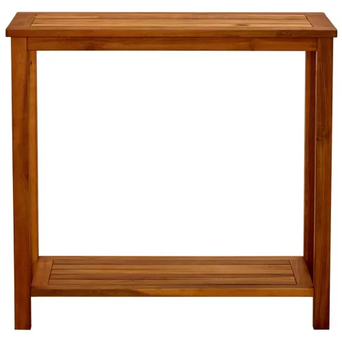 Tömör akácfa kerti tálalóasztal 80 x 35 x 75 cm