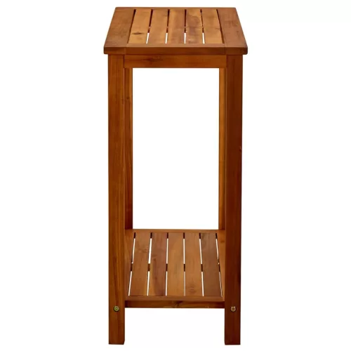 Tömör akácfa kerti tálalóasztal 80 x 35 x 75 cm