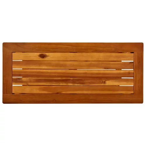 Tömör akácfa kerti tálalóasztal 80 x 35 x 75 cm