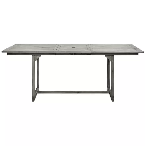 Tömör akácfa kerti étkezőasztal (150-200) x 100 x 75 cm