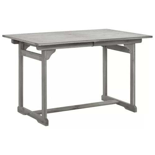 Tömör akácfa kerti étkezőasztal (120-170) x 80 x 75 cm