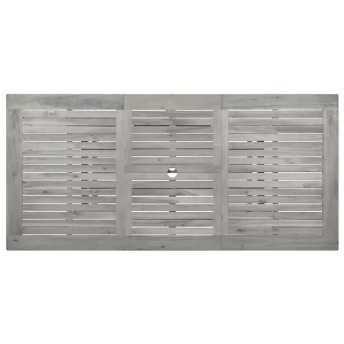 Tömör akácfa kerti étkezőasztal (120-170) x 80 x 75 cm