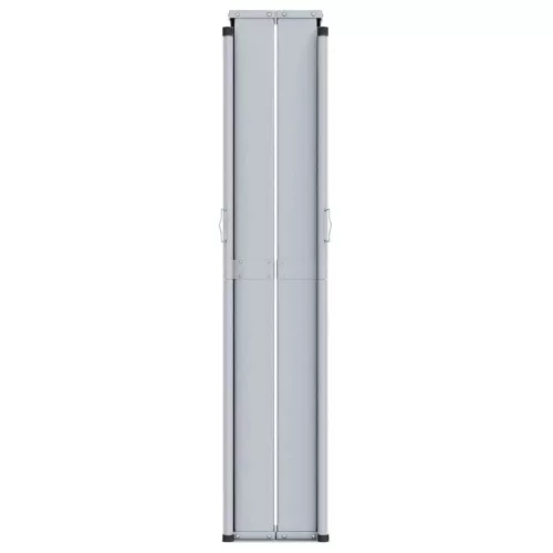 Barna behúzható oldalsó napellenző 200 x 1000 cm
