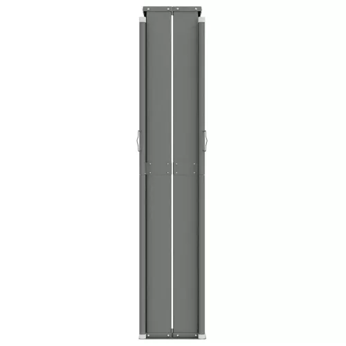 Piros behúzható oldalsó napellenző 220 x 1200 cm