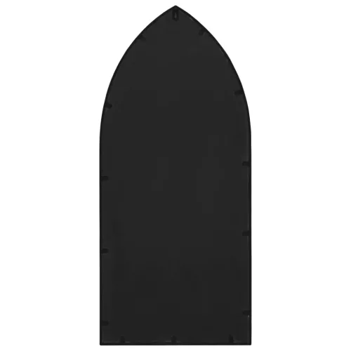 Fekete vas kerti tükör kültéri használatra 100 x 45 cm