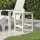 Fehér HDPE kerti adirondack asztal 38 x 38 x 46 cm