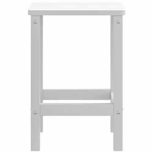 Fehér HDPE kerti adirondack asztal 38 x 38 x 46 cm