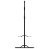 2 db fekete acél háttérállvány 305 x 243 cm