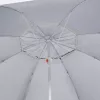 Zöld strandnapernyő oldalfalakkal 215 cm