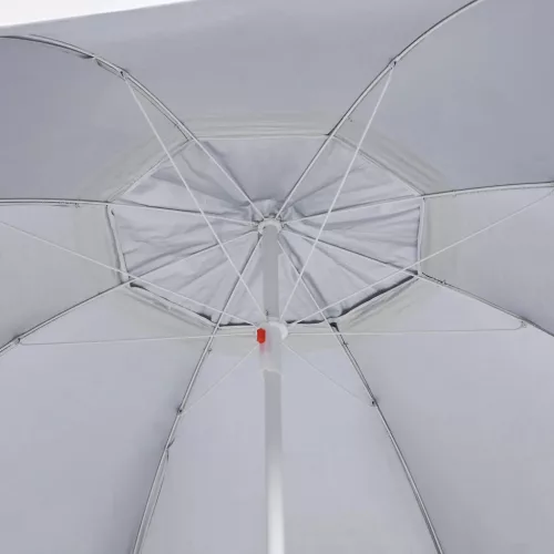 Antracitszürke strandnapernyő oldalfalakkal 215 cm