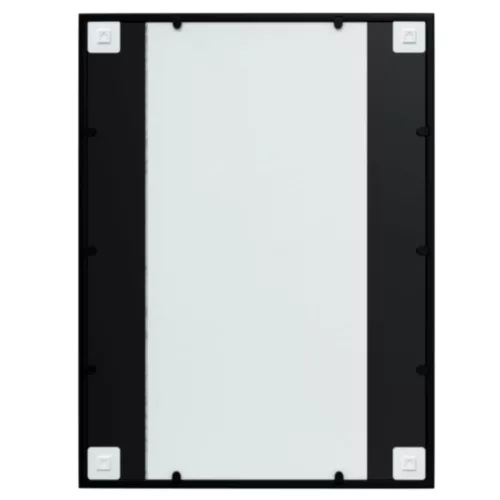 3 db fekete fém fali tükör 80x60 cm