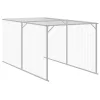 Antracit horganyzott acél tyúkketrec kifutóval 117x813x123 cm