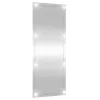 Téglalap alakú üveg falitükör LED fényekkel 40 x 100 cm