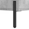 Betonszürke szerelt fa magasszekrény 69,5x32,5x180 cm