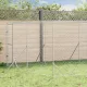 Ezüstszínű kültéri horganyzott acél kutyakennel 4 x 16 x 2 m