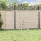 Ezüstszínű kültéri horganyzott acél kutyakennel 8 x 12 x 2 m