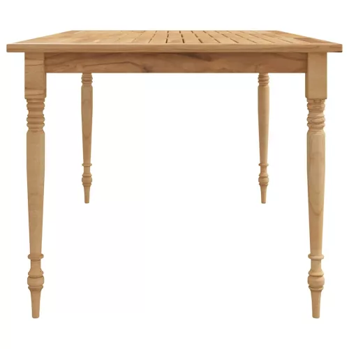 Tömör tíkfa Batavia asztal 150 x 90 x 75 cm