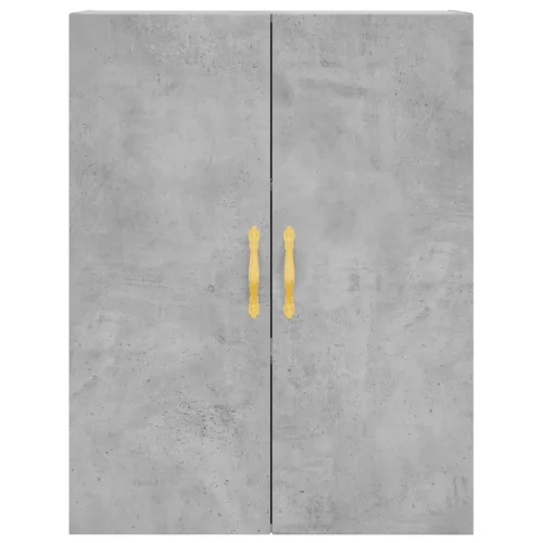 2 db betonszürke faliszekrény 69,5 x 34 x 90 cm