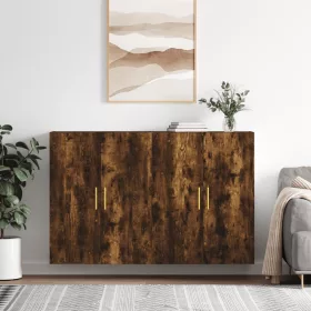 2 db füstös tölgy színű faliszekrény 69,5 x 34 x 90 cm