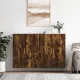 2 db füstös tölgy színű faliszekrény 69,5 x 34 x 90 cm