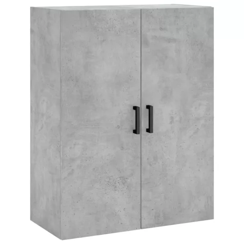 2 db betonszürke faliszekrény 69, x 34 x 90 cm