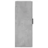 2 db betonszürke faliszekrény 69,5x34x90 cm