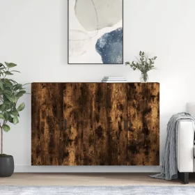 2 db füstös tölgy színű faliszekrény 69,5 x 34 x 90 cm