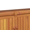 Tömör akácfa kerti tálalóasztal 110 x 35 x 75 cm