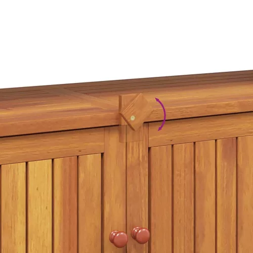 Tömör akácfa kerti tálalóasztal 110 x 35 x 75 cm