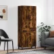 Füstös tölgy színű szerelt fa magasszekrény 69,5 x 34 x 180 cm